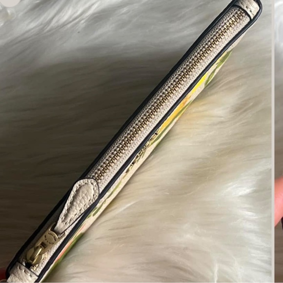 Coach Small Wristlet with Floral Print - Picture 6 of 12